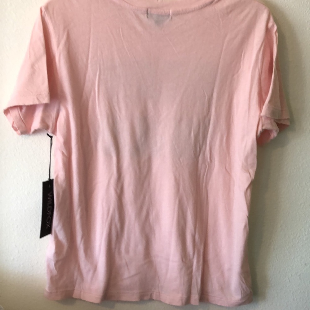 WildFox Stay Wild Distressed Tee  size Medium - Picture 3 of 12